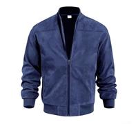 ARMYJY Chaqueta de salvaje vintage para hombre, estilo informal | Chaqueta de salvaje vintage para hombre, estilo Stehkragen Reißverschluss Winddicht, poliéster Langlebig