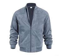 ARMYJY Chaqueta de salvaje vintage para hombre, estilo informal | Chaqueta de salvaje vintage para hombre, estilo Stehkragen Reißverschluss Winddicht, poliéster Langlebig