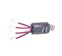 ARMYJY CX405 - Cargador USB de 4 canales para baterías 1S lipo LiHV, compatible con helicópteros RC, mCPX para molex JST, 500 mA por canal, indicadores LED de estado