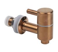 ARMYJY Dispensador de bebidas dorado, grifo de acero inoxidable con filtro para barriles de 16-24 mm, elegante boquilla de vertido para vino y jugo