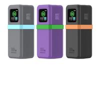 ARMYJY Funda de silicona para banco de energía UGREEN Nexode 20000 mAh 165 W, funda protectora con borde elevado para visualización, piel a prueba de golpes para viajes, color negro