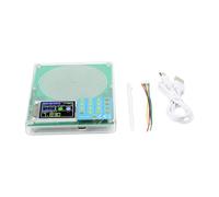 ARMYJY Generador de onda sinusoidal ajustable de 0,01 Hz a 200 kHz con pantalla a color, portátil para fuente de señal de pulso schumann para investigación electrónica y pruebas de audio, verde