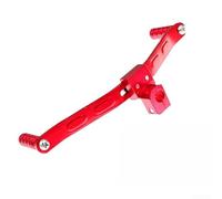 ARMYJY Palanca de cambios CNC para Softail Touring Trike 1986-2022 - Palanca de cambio de pie de doble diseño rojo, azul, oro, negro y plateado (rojo)