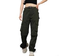 ARMYJY Pantalones cargo para hombre, pierna recta desmontable de secado | Pantalones cargo para hombre, pantalones cortos convertibles desmontables, tela de poliéster y elastano