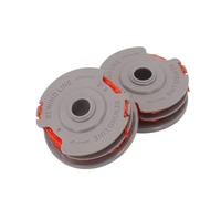 ARMYJY Paquete de 2 bobinas de hilo de nailon para Flymo Contour XT500, para xt Multi, Power Trim, para modelos Mini Trim y 500E, 64 mm × 25 mm, color rojo