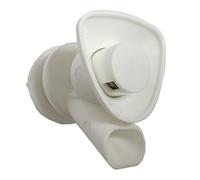 ARMYJY Paquete de 2 espigas de botón para enfriador de agua, agujero de 15 a 22 mm, grifo de plástico blanco, repuesto para dispensador de tanque de bebidas de picnic