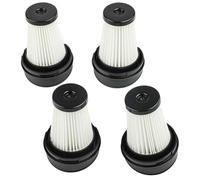 ARMYJY Paquete de 4 filtros planos plisados para aspiradora inalámbrica Domo DO215SV DO217SV, piezas de repuesto de papel de alta eficiencia para aire limpio, 6,9 x 9,8 cm