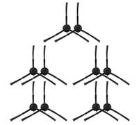 ARMYJY Paquete de 4 o 10 cepillos laterales de repuesto para aspiradora robot Vexilar W6, herramientas eficientes de limpieza de esquinas con cerdas de nailon de plástico para bordes