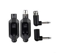ARMYJY Receptor transmisor convertidor de sistema de micrófono inalámbrico XLR profesional, 6 horas de duración de la batería para mezclador de audio dinámico de micrófono (1 en 1)