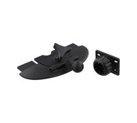 ARMYJY Soporte de coche con ranura ajustable para pantallas de 7 a 10 pulgadas, adaptador de soporte ABS para pantallas CarPlay, ángulo de visión flexible, color negro