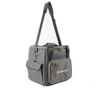 ARMYJY Una opción de transporte elegante pero funcional para tus valiosos discos con amplio espacio interno disponible dentro de la bolsa, como lo muestra la imagen