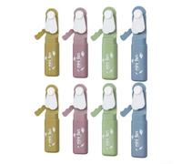 ARMYJY Ventilador portátil de mano con calcomanías de bricolaje, recargable para mini ventilador turbo para viajes al aire libre y enfriamiento de verano - Ventilador de cuello de escritorio personal