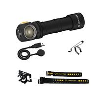 Armytek Linterna frontal Wizard C2 v4 blanco cálido 1120 lúmenes LED linterna magnética USB recargable negro