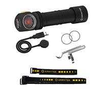 Armytek Wizard C2 WR Magnet White & Red LED - Linterna frontal con soporte magnético para batería (1100 lm, 3 h 65 g)