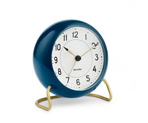 Arne Jacobsen Clocks Despertador AJ Station. azul marino azul marino