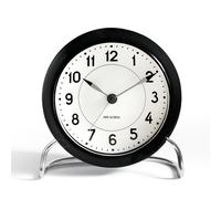 Arne Jacobsen Clocks Despertador AJ Station. negro negro