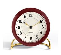 Arne Jacobsen Clocks Despertador AJ Station. rojo rojo