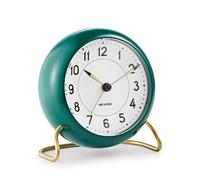 Arne Jacobsen Clocks Despertador AJ Station. verde verde