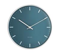 Arne Jacobsen Clocks Reloj AJ City Hall Azul. Ø29 cm