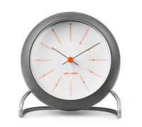 Arne Jacobsen Clocks Reloj de mesa AJ Bankers Ø11 cm gris oscuro