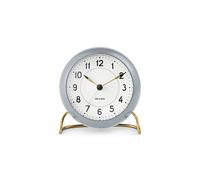 Arne Jacobsen Clocks Reloj de mesa AJ Station 12 cm gris-blanco