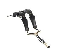 Arnés Ajustable Con Correa Para El Cuello Y Doble Hombro De Cuero Para Saxo Profesional, Accesorio Para Instrumentos De Saxo Alto/Soprano/Tenor