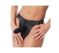 Bondage Play Arnés Ajustable con Dildo de Silicona de 17 cm - 256 gr