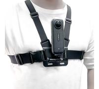 Arnés ajustable de montaje en el pecho para Insta360 X5 X4 X3 X2 X ACE Pro ONE RS R GO 2 3, correa de pecho accesorios de montaje de cuerpo compatibles con GoPro Hero Series y DJI Osmo Action 5 Pro