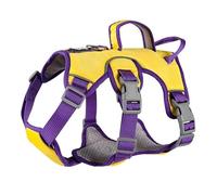 Arnés Ajustable for Perros pequeños y Grandes, Chaleco Reflectante for Cachorros, Correa for el Pecho, Bulldog Francés, Husky, Correa for Caminar al Aire Libre (Color : Yellow, Size : L 14-22.5kg)