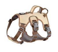 Arnés Ajustable for Perros pequeños y Grandes, Chaleco Reflectante for Cachorros, Correa for el Pecho, Bulldog Francés, Husky, Correa for Caminar al Aire Libre (Color : Khaki, Size : S 4.5-7.5 kg)