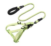 Arnés Ajustable for Perros, práctica Correa for Mascotas, Cuerda Redonda, cómoda, Segura y a la Moda(Green,S)