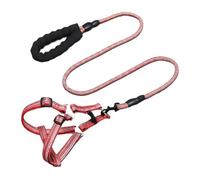 Arnés Ajustable for Perros, práctica Correa for Mascotas, Cuerda Redonda, cómoda, Segura y a la Moda(Red,S)