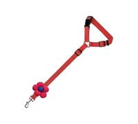 Arnés ajustable para coche para perro, arnés de cinturón de seguridad a prueba de escapes, cuerda para reposacabezas con construcción duradera, accesorio de viaje para mascotas, diseño compacto