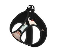 Arnés ajustable para perro, con estampado de loros en árbol, arnés para cachorros, clips de correa, arneses para mascotas, chaleco de entrenamiento para mascotas