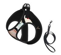 Arnés ajustable para perro, con estampado de loros en árbol, arnés para cachorros, clips de correa, arneses para mascotas, chaleco de entrenamiento para mascotas