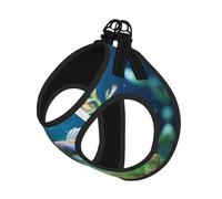 Arnés ajustable para perro, con estampado de peces, arnés para cachorros, clips para correa, arnés para mascotas, chaleco de entrenamiento para mascotas