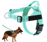 Arnés ajustable para perro, transpirable, cómodo, con diseño de hebilla segura, ideal para perros medianos y grandes, entrenamiento diario para caminar al aire libre y actividades de viaje