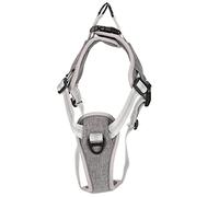 Arnés Ajustable para Perros sin tirón, Chaleco Reflectante para el Pecho y la Espalda, Adecuado para Perros medianos y Grandes, arnés Acolchado para Paseos al Aire Libre con diseño (S)