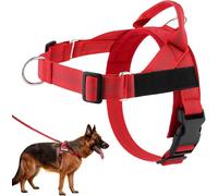 Arnés ajustable sin tirones para perro, transpirable, cómodo, con diseño de hebilla segura, ideal para perros medianos y grandes, entrenamiento diario para caminar al aire libre y actividades de viaje