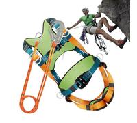 Arnés anticaída, arnés de seguridad integral con equipo de protección, cordón absorbente de golpes con cinturón cómodo y conexión rápida para trabajos en altura y deportes al aire libre