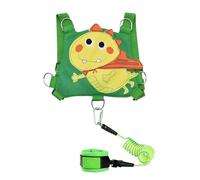 Arnés Antipérdidas para Niños Pequeños, Correa Guía Infantil, Arnés Reflectante de Dinosaurio con Pulsera para Uso Diario, Parque, Viajes y Compras
