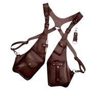 Arnés antirrobo para Hombre,Arnés antirrobo de | Bolsa de teléfono de Seguridad Vintage Medieval - Bolso de Hombro para Axilas, Cartera con Correa Ajustable, Cartera para teléfono con cinturón de
