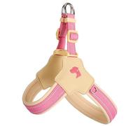 Arnés antitirones en Forma de Y para Perros, diseñado específicamente para Coton de Tulear. Cuenta con un Chaleco Ajustable y Suave Acolchado en el Pecho con Bandas Reflectantes Pink S