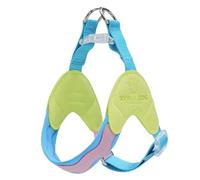 Arnés antitirones en Forma de Y para Perros, diseñado específicamente para Soft Coated Wheaten Terrier. Cuenta con un Chaleco Ajustable y Suave Acolchado en el Pecho con Bandas Reflectantes Green XS