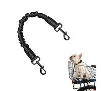 Arnés bici perro elástico seguro antiescape fácil instalación cesta | Correa elástica para bici fija a tu perro al canasto con seguridad Absorbe impactos evita ahogos Versátil y fácil de instalar