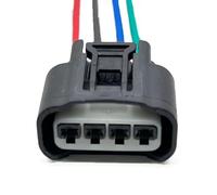 Arnés Bobina Enchufe Compatible Con Toyota 90980-11885 Conectores Cable Eléctrico Bobina Encendido 4 Pines Conector Hembra Impermeable Para Arnés Cables