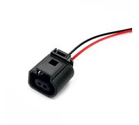 Arnés Bobina Enchufe Compatible Con VW 1J0973702 Conector Arnés Cables Eléctrico Automóvil 2 Pines 1,5 Mm Hembra Cable Conector Impermeable Para Automóvil