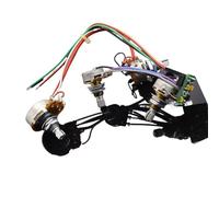 Arnés Cableado Guitarra Eléctrica Circuito de preamplificador ecualizador activo de dos bandas para pastillas de bajos pasivas