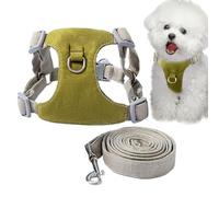 Arnés Chaleco para Perros | Arnés Antitirones con Cuerda Guía | Chaleco Ajustable para Mascotas con Asa de Control Fácil, Accesorios Transpirables de Oxford para Cachorros en Paseos y