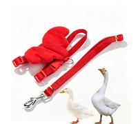 Arnés con Correa para Mascotas, Cuerda Tracción Ajustable Transpirable Arnés con Correa Antitirones arnés Transpirable pasear al Aire Libre gallinas para Patos Pollos Gansos Conejo Animales Pequeños
